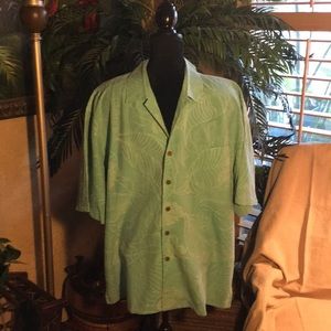 Men’s Sz XL Hawaiian style shirt. Light turquoise